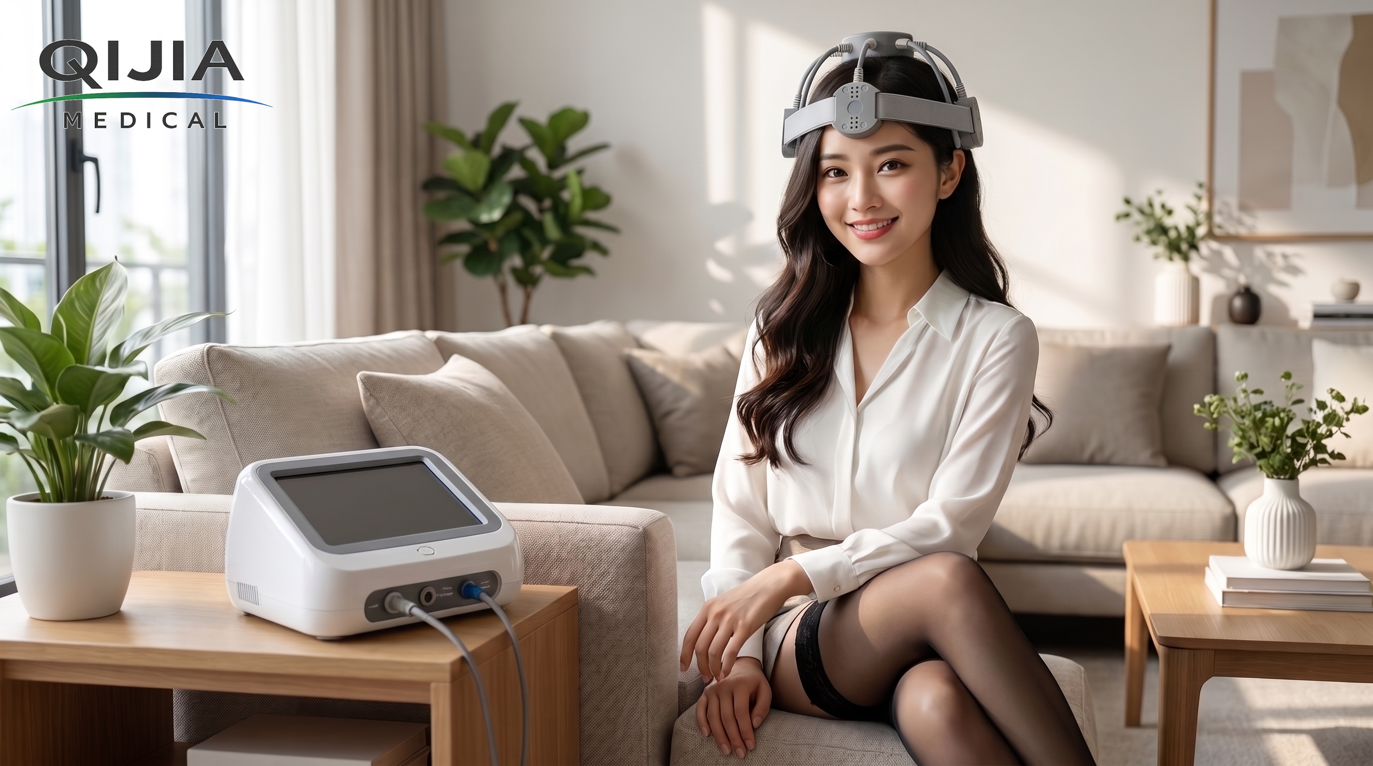 Woman_wearing_medical TMS Woman_wearing_medical TMS