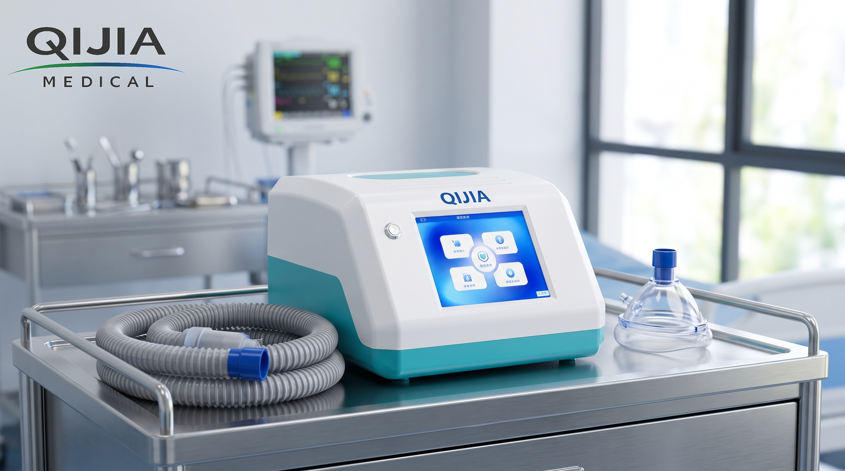 Cough_assist_device_on_cart Cough_assist_device_on_cart