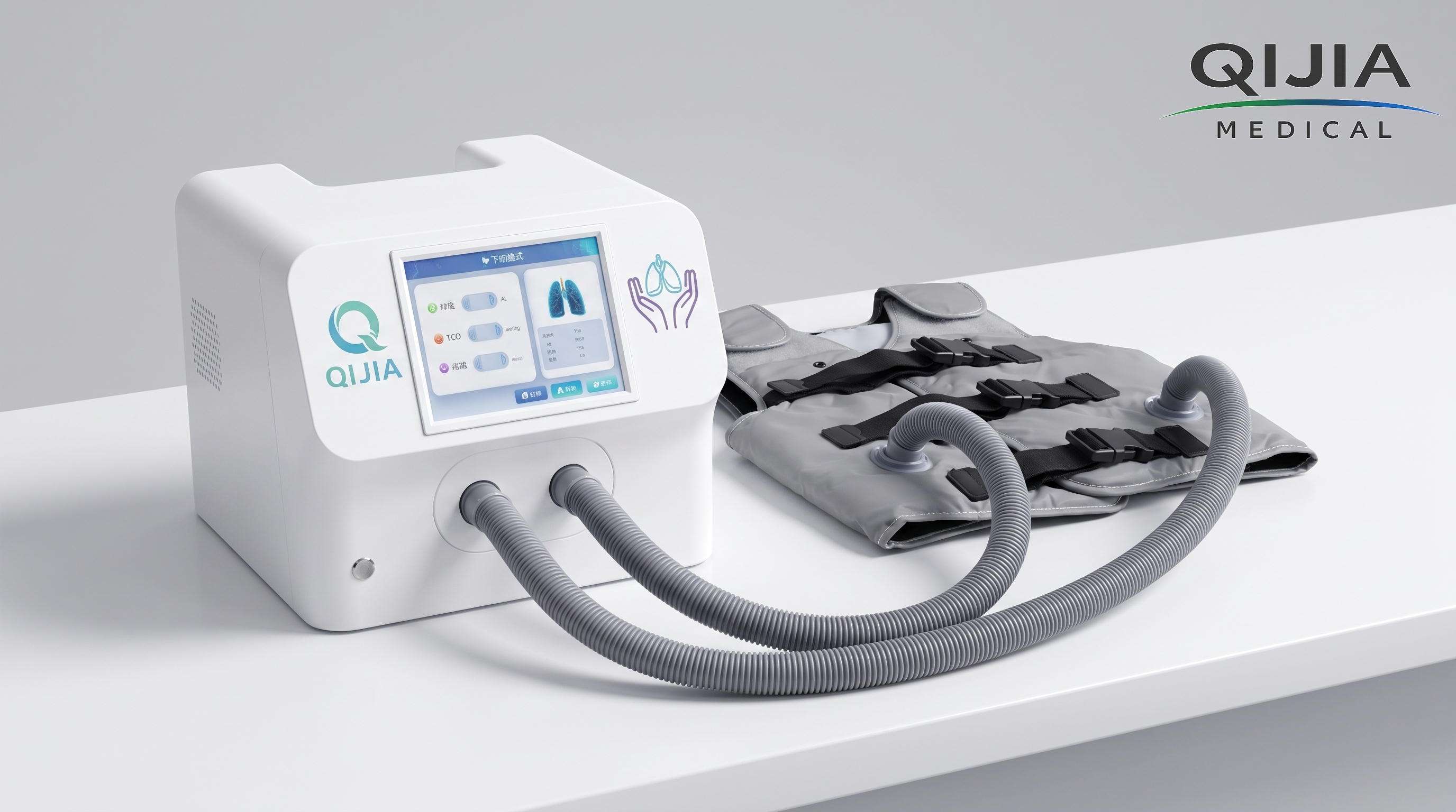 Airway_clearance_system_on_table Airway_clearance_system_on_table